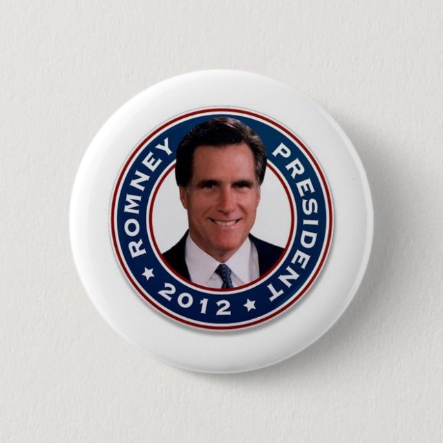 Mitt Romney for President 2012 2 Inch Round Button (Front)