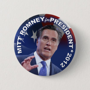 Mitt Romney for President 2012 2 Inch Round Button