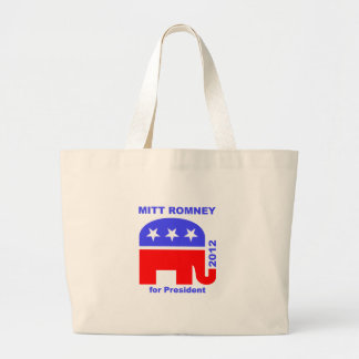 Mitt Romney Large Tote Bag