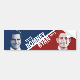 Mitt Romney Paul Ryan 2012 Bumper Sticker