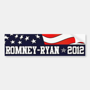 Mitt Romney Paul Ryan in 2012 Bumper Sticker