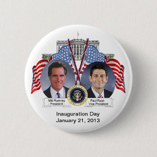 Mitt Romney Paul Ryan Inauguration Day Button