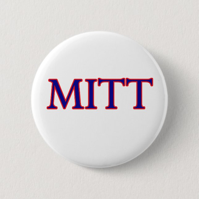 Mitt Romney Political Button (Front)