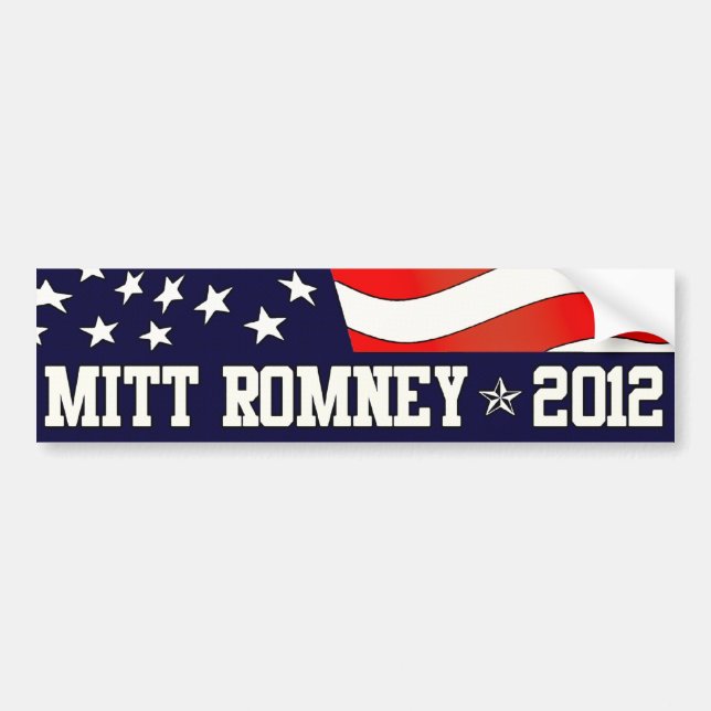 Mitt Romney President in 2012 Bumper Sticker (Front)