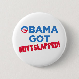 Mitt Slapped 2 Inch Round Button