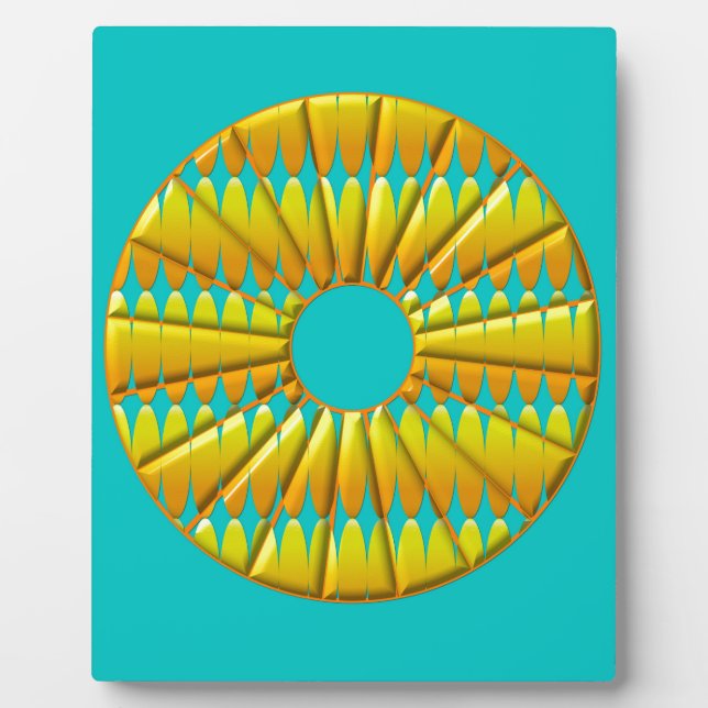 Mittelpunk gelb plaque (Front)