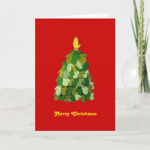 Mitten Tree Christmas Card