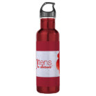 Mittens for Detroit Water Bottle (24 oz), White