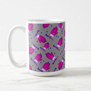 Mittens retro_gray coffee mug