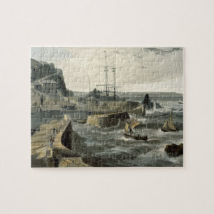 Mivagissey, Cornwall, from Volume VIII of 'A Voyag Jigsaw Puzzle