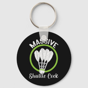 Mive Shuttle Funny Dminton Keychain