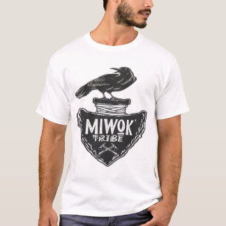 Miwok Tribe - Native American Raven Spirit  T-Shirt