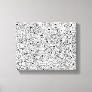 Mix and Match Colour Abstract Design Canvas Print
