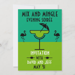 Mix And Mingle Cocktail Party Invitation