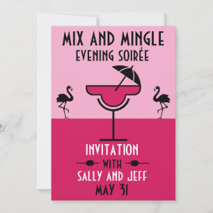 Mix And Mingle Cocktail Party Invitation