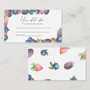 Mix berries - Date night ideas \ Date jar Enclosure Card