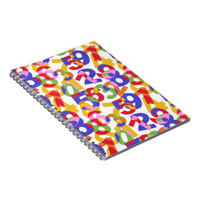 Mix colour numbers notebook (Right Side)