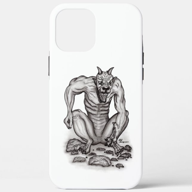Mix-Creature - Troll, Golem and Devil Case-Mate iPhone Case (Back)