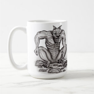 Mix-creature - Troll, Golem and Devil Coffee Mug