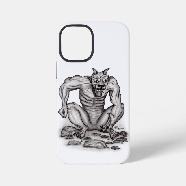 Mix-Creature - Troll, Golem and Devil iPhone Case (Back)