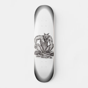 Mix-creature - Troll, Golem and Devil Skateboard