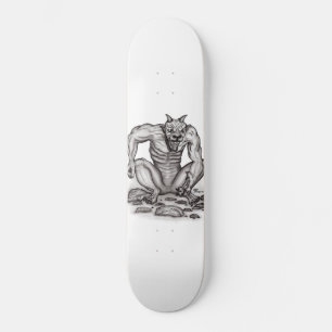 Mix-creature - Troll, Golem and Devil Skateboard