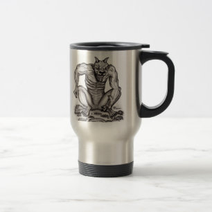 Mix-creature - Troll, Golem and Devil Travel Mug