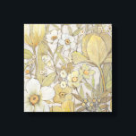 Mix Floral Canvas Print<br><div class="desc">Mix Floral II by Tim OToole. Variety of yellow and neutral colour blooms.</div>