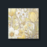 Mix Floral Canvas Print<br><div class="desc">Mix Floral II by Tim OToole. Variety of yellow and neutral colour blooms.</div>