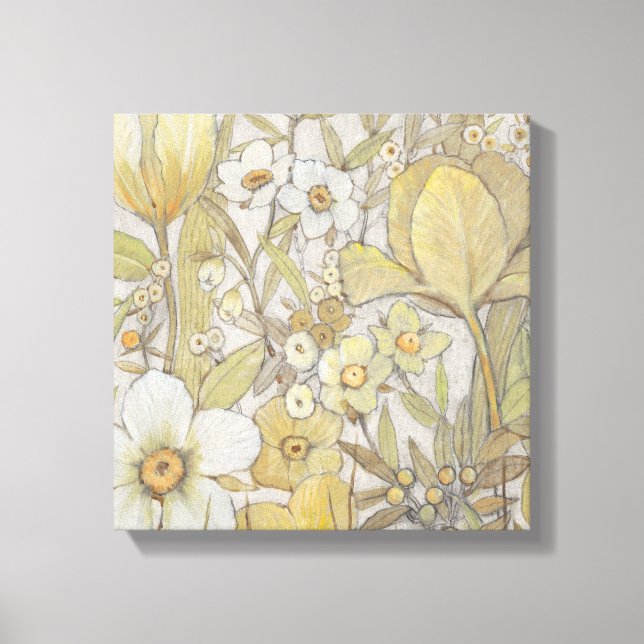 Mix Floral Canvas Print (Front)