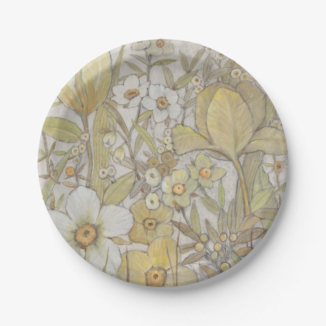 Mix Floral Paper Plate (Front)