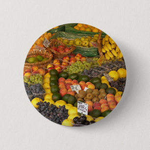 Mix Fruit 2 Inch Round Button