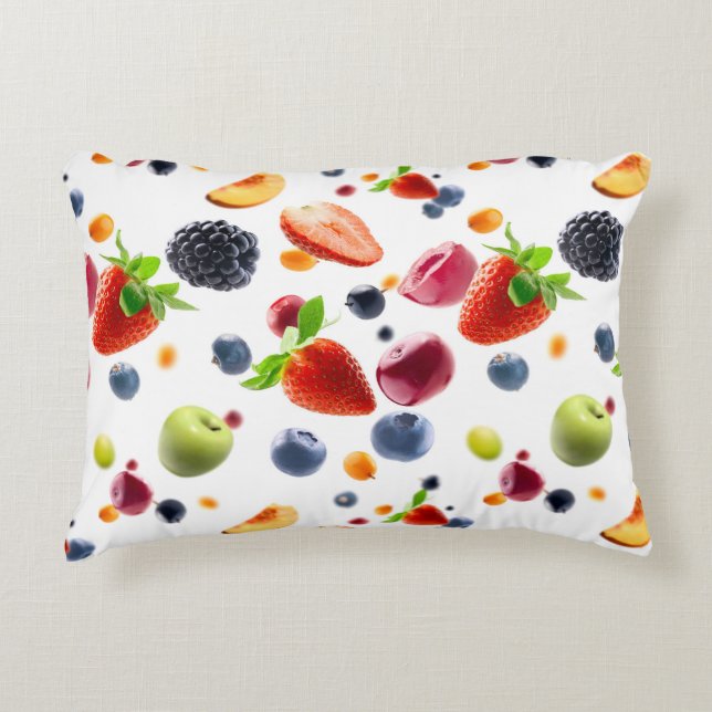 Mix Fruits Accent Pillow (Front)