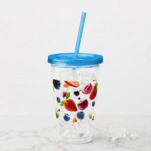 Mix Fruits Acrylic Tumbler
