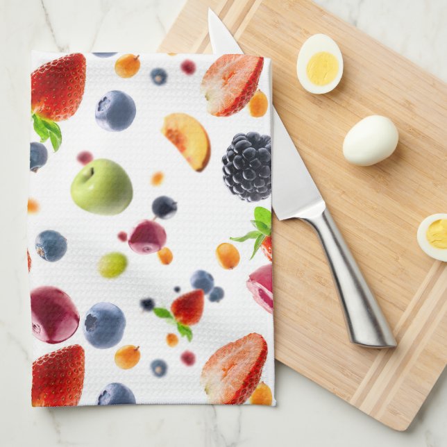 Mix Fruits Kitchen Towel (Quarter Fold)