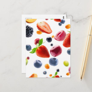 Mix Fruits Postcard