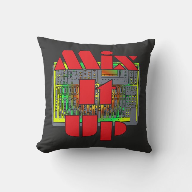 Mix It Up Throw Pillow (Front)