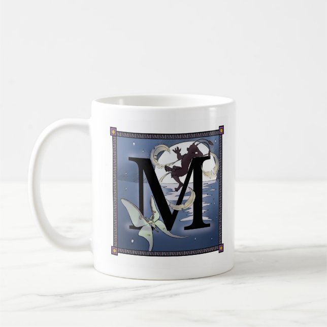 Mix Letterblock Mug - with the Letter "M" (Left)