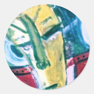 MIX TAPE DJ I CLASSIC ROUND STICKER