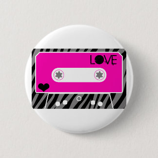 Mix Tape Love 2 Inch Round Button