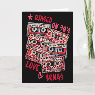 Mix Tape Love Songs 90s Music Cette Valentine Retr Card