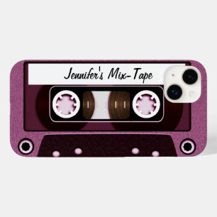 Mix Tape Personalized Pink Case-Mate iPhone 14 Plus Case