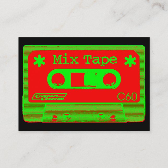 Mix Tape Pop IV Business Card (Front)