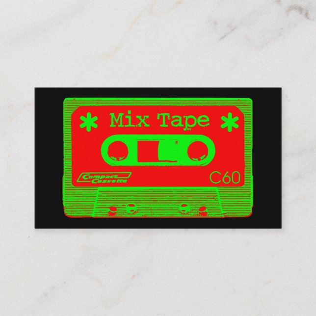 Mix Tape Pop IV Business Card (Front)