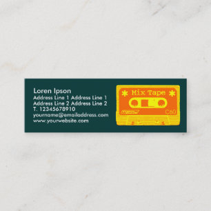 Mix Tape Pop Mini Business Card