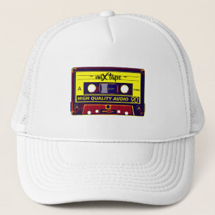 Mix tape trucker hat