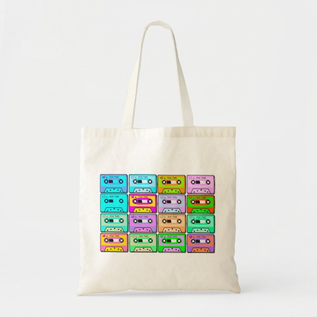Mix tapes tote bag (Front)