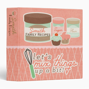 Mix Things Up Personalize Recipe Binder