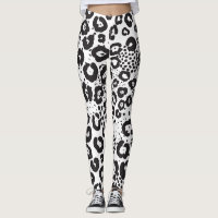 Mixed Animal Print Snow Leopard Cheetah