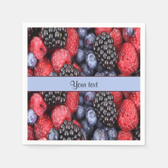 Mixed Berries Napkin (Front)